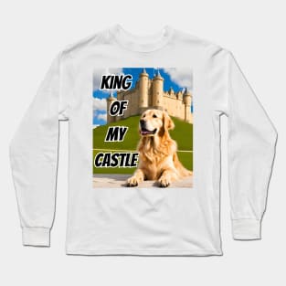 King of My Castle Golden Retriever Long Sleeve T-Shirt